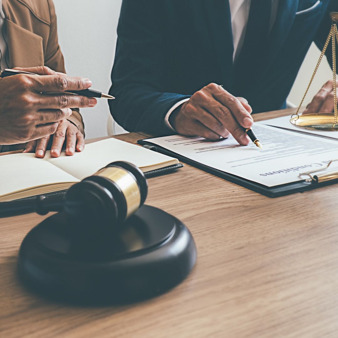 lawyer and gavel